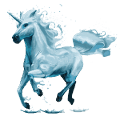 licorne de selle Élément eau