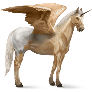 licorne de selle ailée tinker pie tobiano alezan