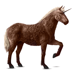 licorne de selle bai cerise