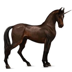 licorne de selle mustang spotted alezan