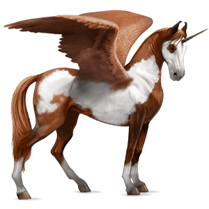 licorne de selle ailée marwari palomino