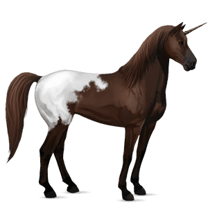 licorne de selle tinker pie tobiano gris pommelé