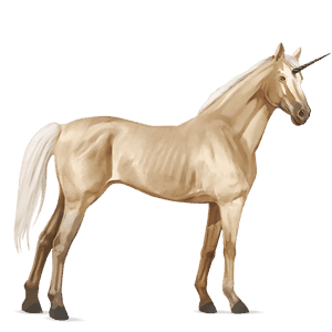 licorne de selle bai cerise