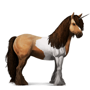 licorne de selle tinker pie tobiano isabelle