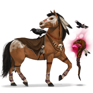 cheval de selle shaman
