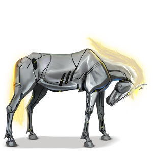 cheval de selle robot détraqué