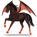 cheval de selle ange démoniaque
