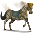 cheval de trait momie