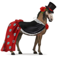 cheval de selle viuda negra
