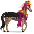 cheval de trait novia púrpura 