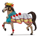 licorne de selle niña de las flores