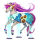 poney shetland bai