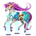 cheval de selle nokota bai brûlé