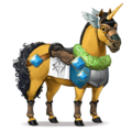 cheval de selle frizzy