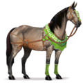 licorne de trait ailée forêt