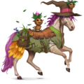 cheval de selle sorcière herboriste