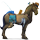 licorne de trait ailée plaine