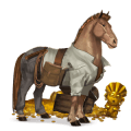 cheval de selle quarter horse bai brûlé