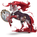 licorne de selle bai