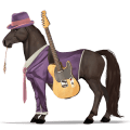 cheval de selle bai