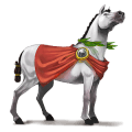 cheval de selle quarter horse aubère