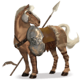 cheval de selle criollo argentin palomino
