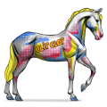 cheval divin pop art