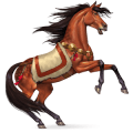 cheval mythologique rakhch