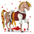 cheval de selle marwari cremello