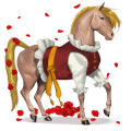 cheval de selle quarter horse cremello