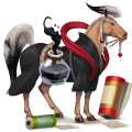 cheval divin shodō