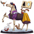 cheval divin blanche-neige