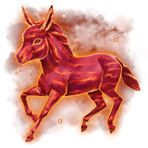 cheval divin naine brune