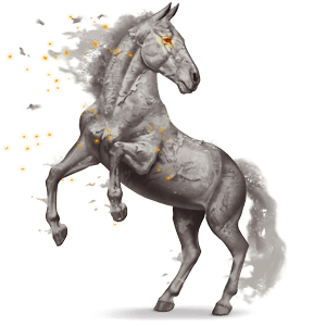 cheval divin cendres
