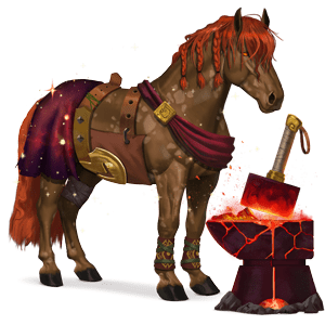 cheval divin héphaïstos