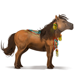 poney fjord brunblakk
