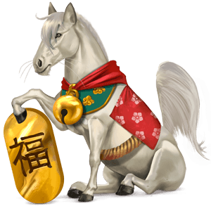 cheval divin maneki-neko