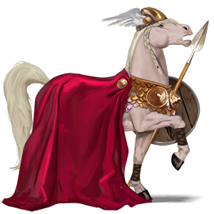 cheval de selle hanovrien gris clair