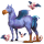 cheval nomade lancer d'oeufs