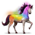 cheval de l'arc-en-ciel secret rainbow