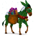 cheval divin feliz navidad