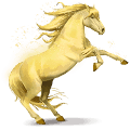 cheval de l'arc-en-ciel shiny yellow