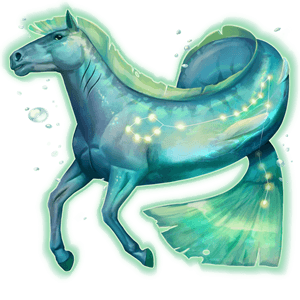 cheval astrologique poissons