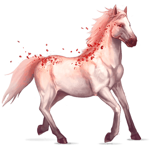 cheval des pierres précieuses rubis