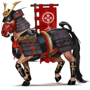 cheval divin samouraï